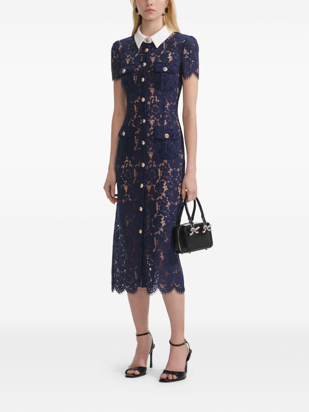 Self-Portrait Dresses - Blue and green | fa357c9c7e4e53ac5d013b2292f9e9eca0824449