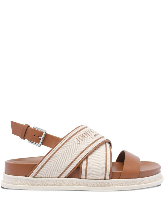 Joa Flat Canvas Flat Sandals