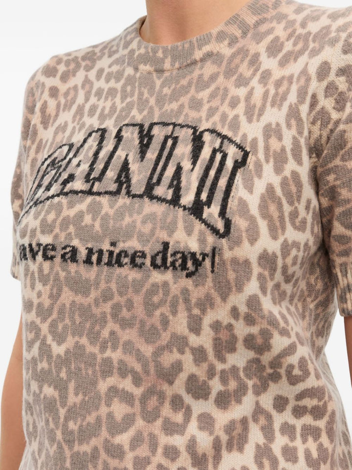 Ganni T-shirts and Polos - Marrone | 105f9dac5b099ba95a1ace1b0a18c4988d174aa8