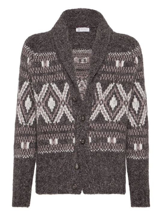 Wool V-Necked Cardigan