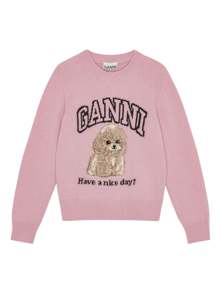 Ganni Sweaters - Light and natural | 613bea55386ccbc2b5aa424b255ab0dc72309da4