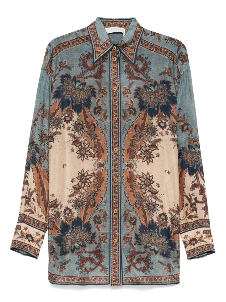 Zimmermann Shirts - Blue and green | 45c4bc7ae9e89a7dec52b968b4774c835a97c877