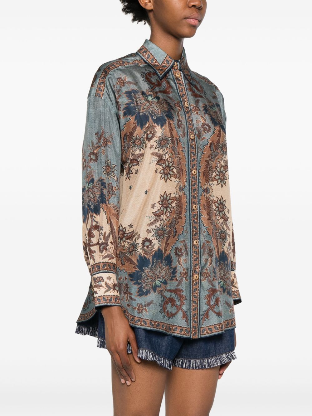 Zimmermann Shirts - Blue and green | 9294ba1f86774097cd6b474cbee6adbd8d76c55a