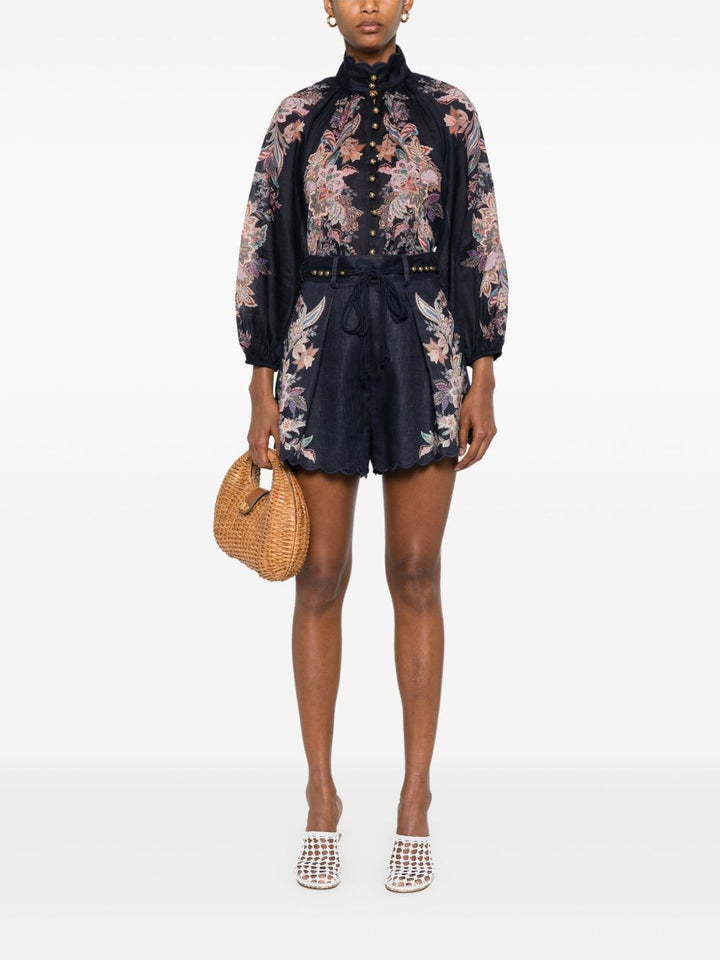 Zimmermann Shirts - Blue and green | 3509425e5b77eebe10c7861859f360ce892248fd