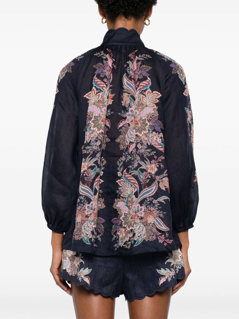 Zimmermann Shirts - Blue and green | 83303d2eda0ecb9d564b514fa249c91604e9a613