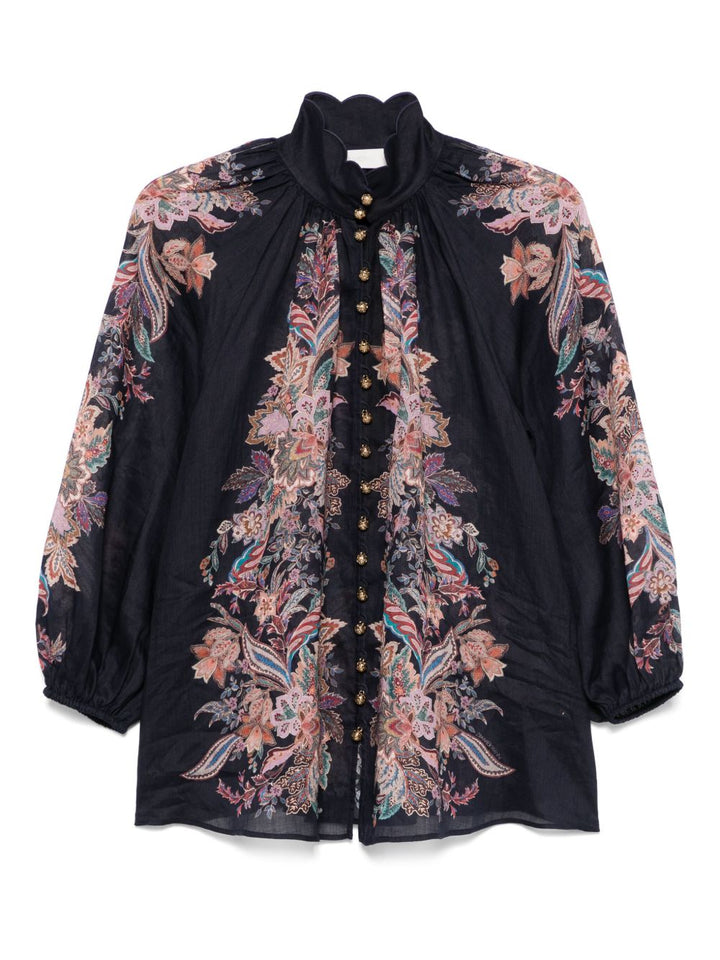 Zimmermann Shirts - Blue and green | bc2846bc179db1c4b9f6cd1166aaf9011ed87b78