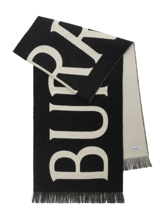 Logo Wool Scarf