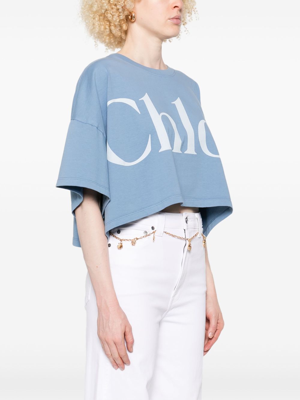 Chloè T-shirts and Polos - Blue and green | 354314b23853a48e06d68fc65c47886daf74988a
