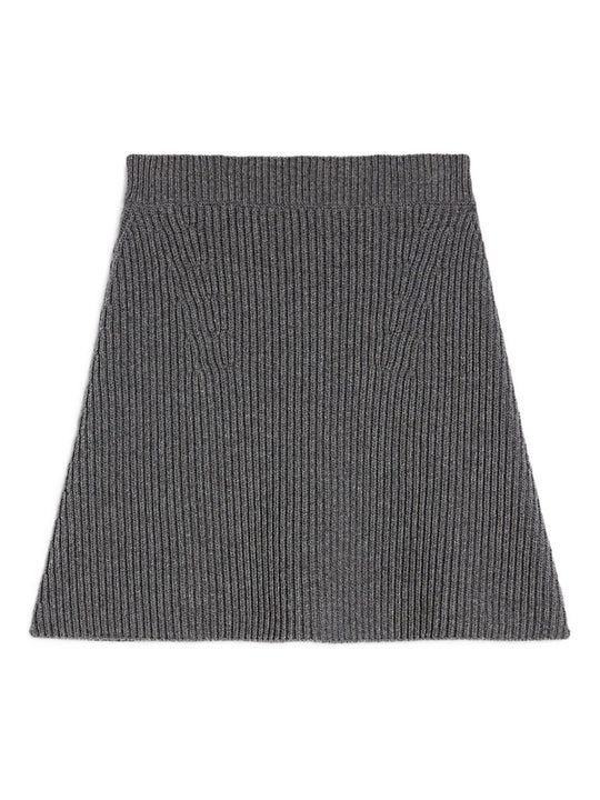 Wool Mini Skirt