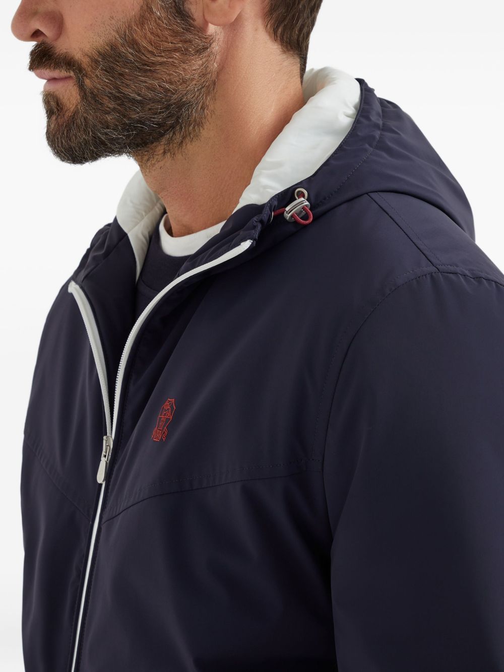 Brunello Cucinelli Coats - Blue and green | 1519313b42497ec8eb990957a05c6b0a79f581af