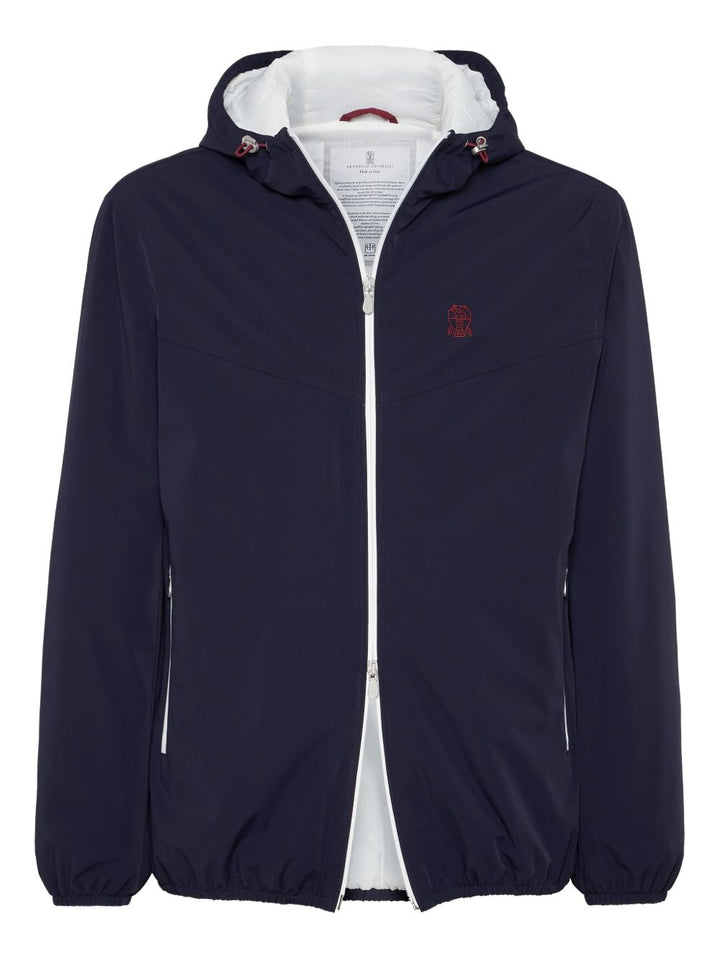 Brunello Cucinelli Coats - Blue and green | 581f85956876389f5afb552edbd09ff3c6b5cba7