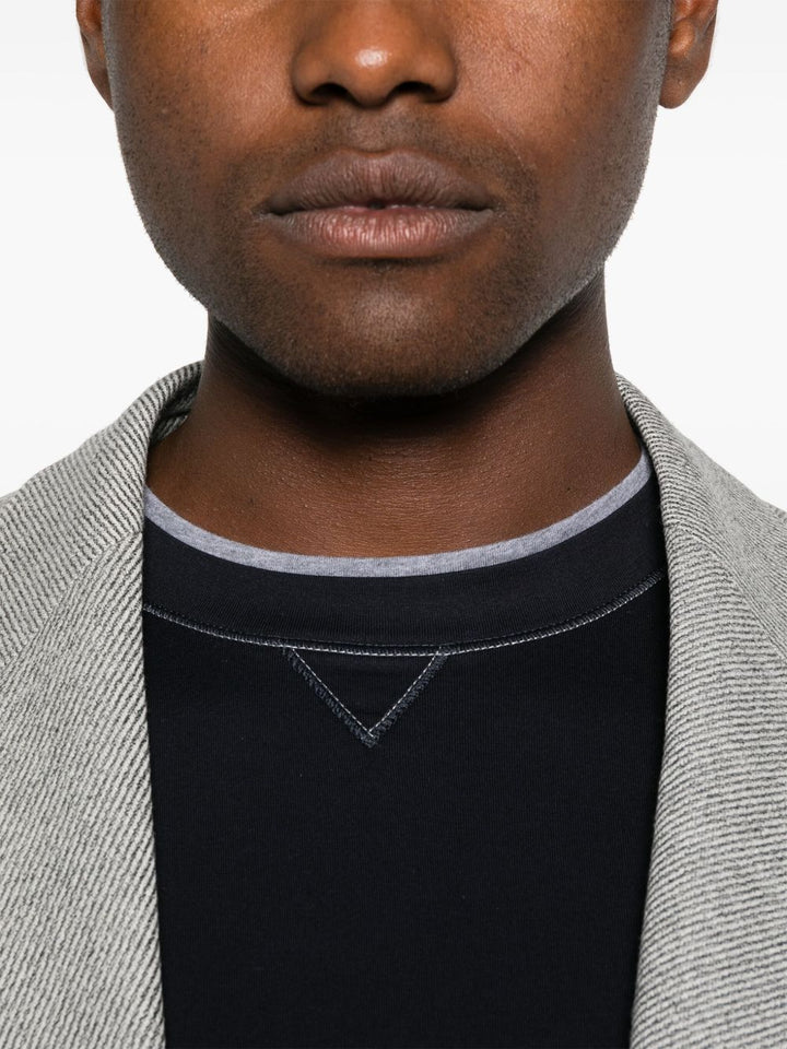 Brunello Cucinelli T-shirts and Polos - Blue and green | 0e35358e1710192b2de57f15d52fd6f510ed62f6