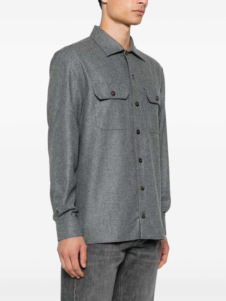 Brunello Cucinelli Shirts - Blacks and greys | 5d62151828efcc6d39baa23d3eb831f0537bad7b