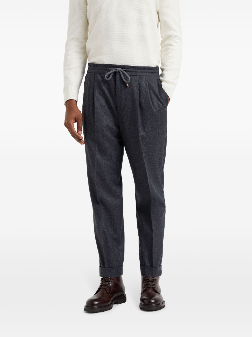 Brunello Cucinelli Trousers - Blacks and greys | 03b6019171b5ed2b463ed1f73c1a72cb67bf756b