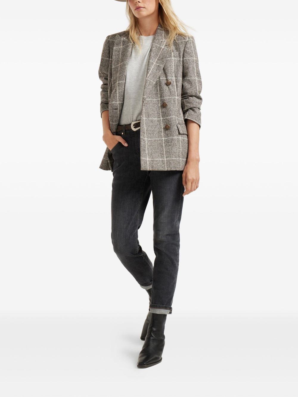 Brunello Cucinelli T-shirts and Polos - Blacks and greys | a02acef94ad590cd282d475c05c0b5095777d302