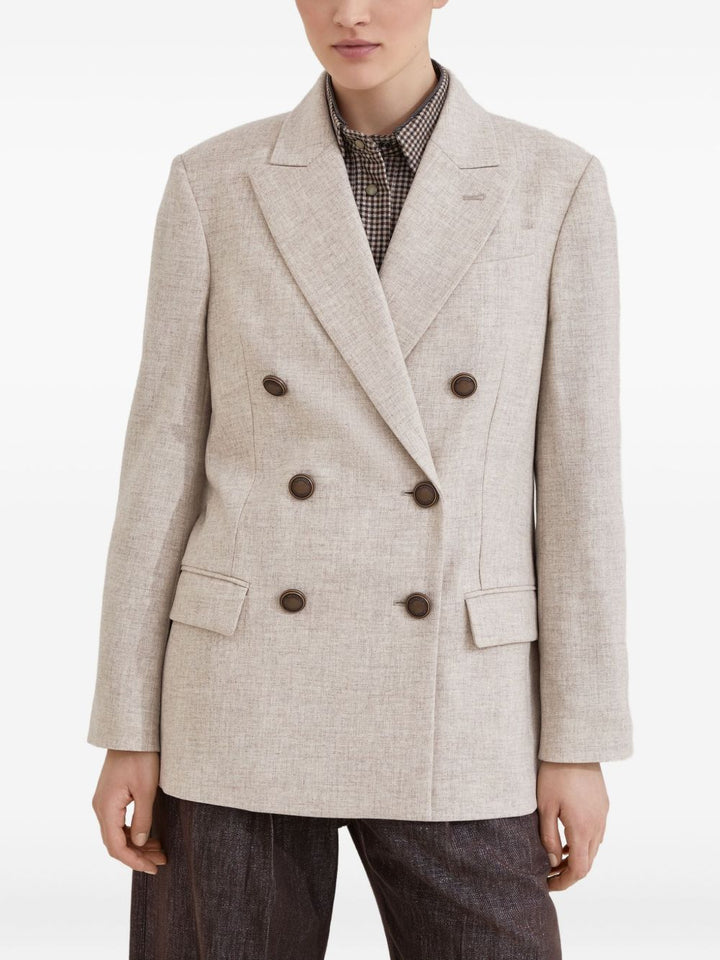 Brunello Cucinelli Jackets - Light and natural | 4096e34c2eb0adf75d4f74096f3c3dfa6a9c041e