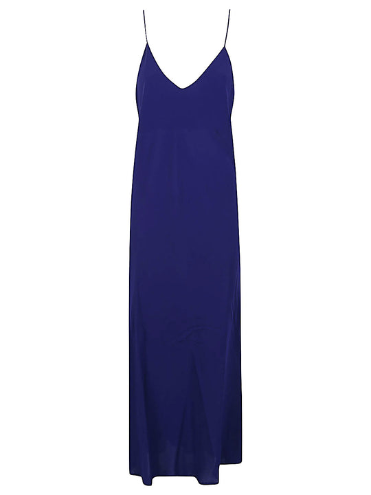 Georgette Long Slip Dress