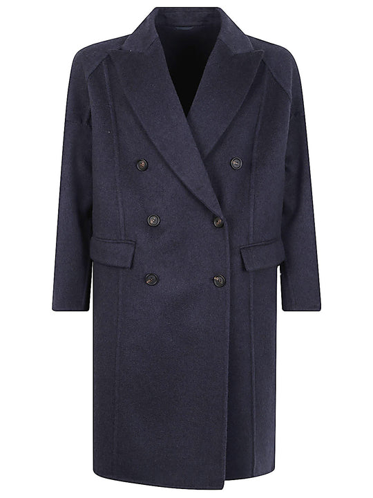 Cashmere Double-Breasted Coat