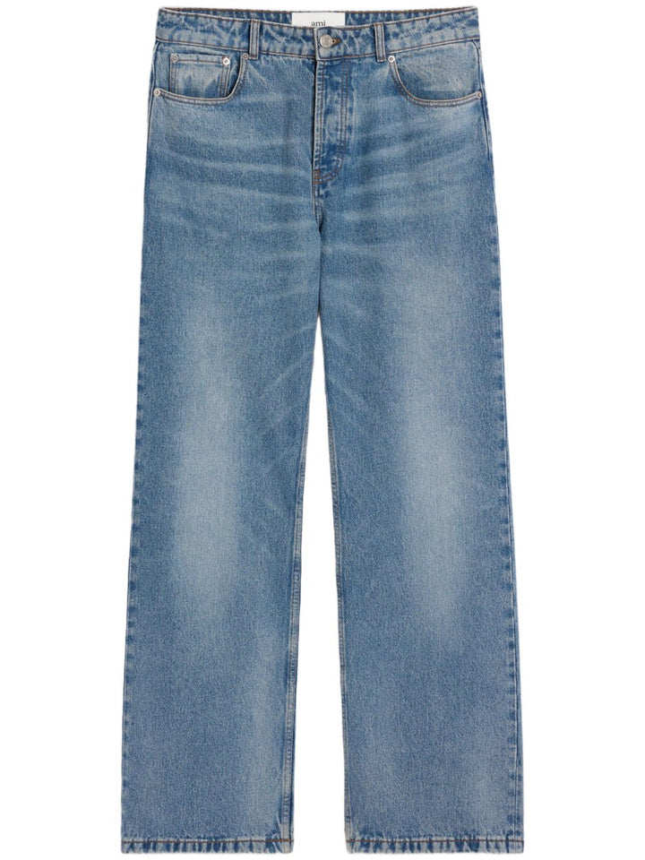Ami Paris Jeans - Blue and green | b321f2ba2c9b7aa3474882f6b4aaf1c742a5c2cb