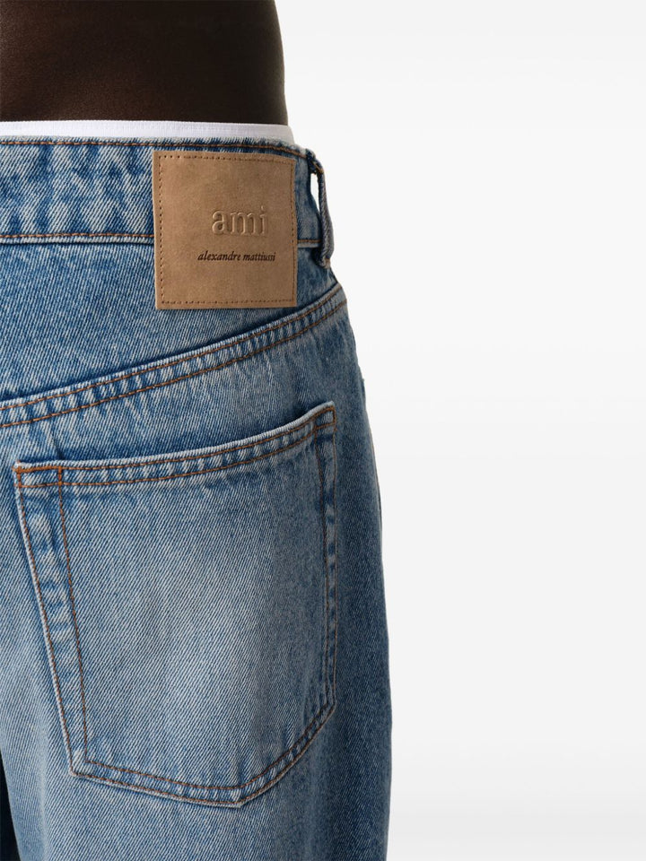 Ami Paris Jeans - Blue and green | 9da4d2542baf7092271d053778db3082ac759c4c
