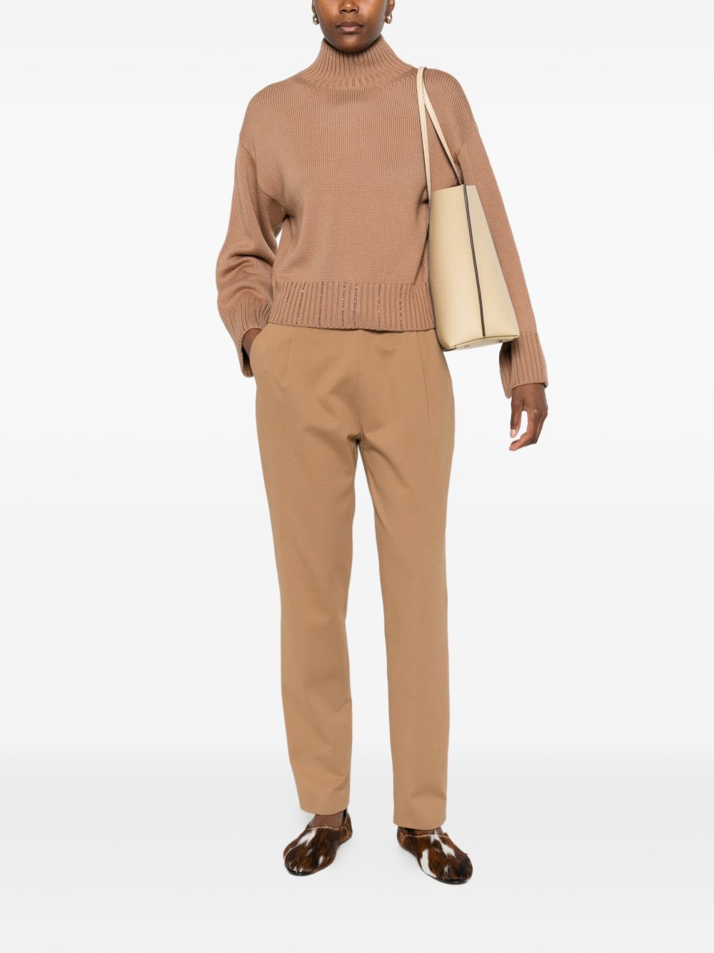 Fabiana Filippi Trousers - Marrone | b537bbc2985cdd63230c5d1431bce8ace39cbe7c