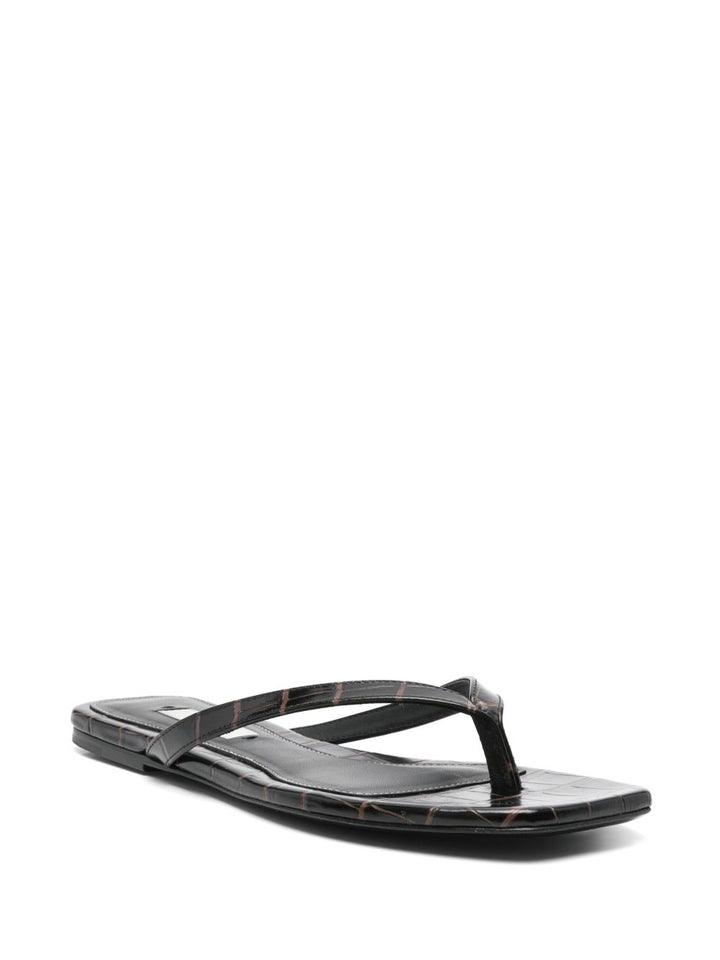 Toteme Pre Sandals - Marrone | d194bc6f2c69bea705bc0845254976622b037298