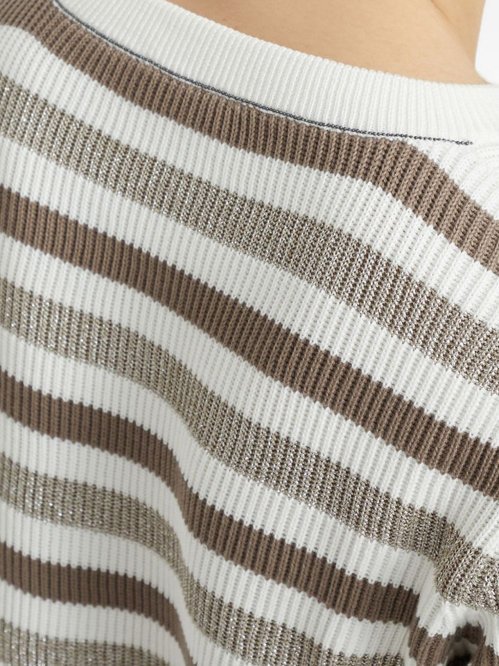 Brunello Cucinelli Sweaters - Light and natural | ed589b2f640692fd452b177f591a8de3fbac6ac7