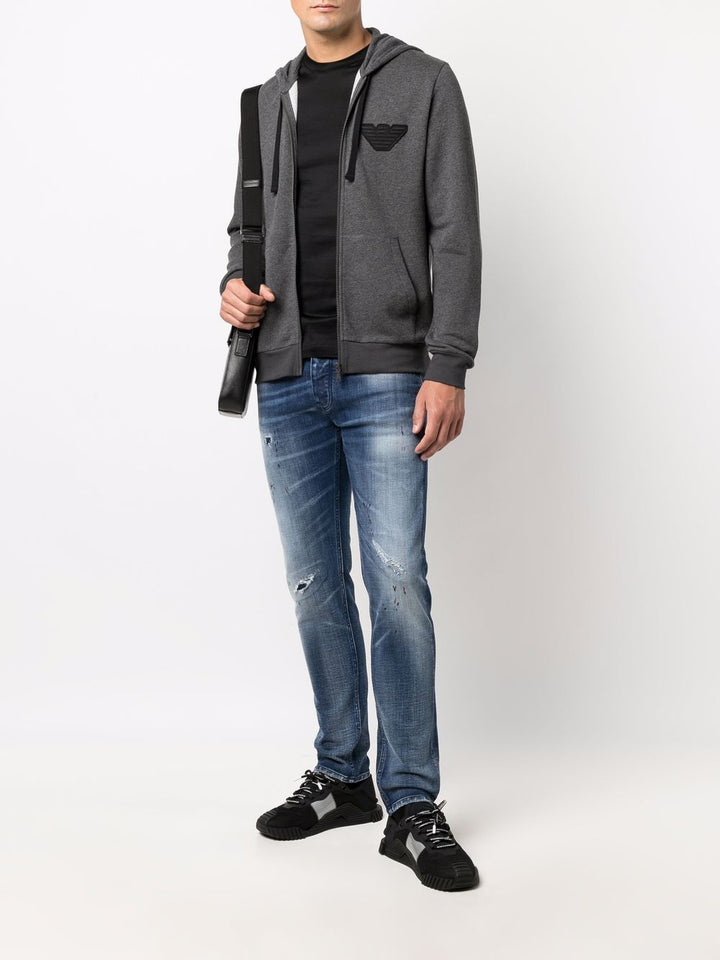 Emporio Armani T-shirts and Polos - Blacks and greys | b669af17c0f5c7f1d59c24552fefc91e604fff9c