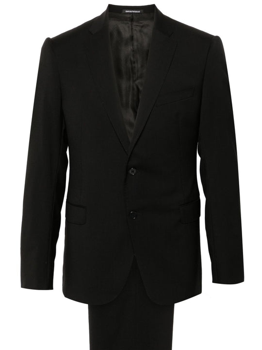 Wool Single-Breasted Suit