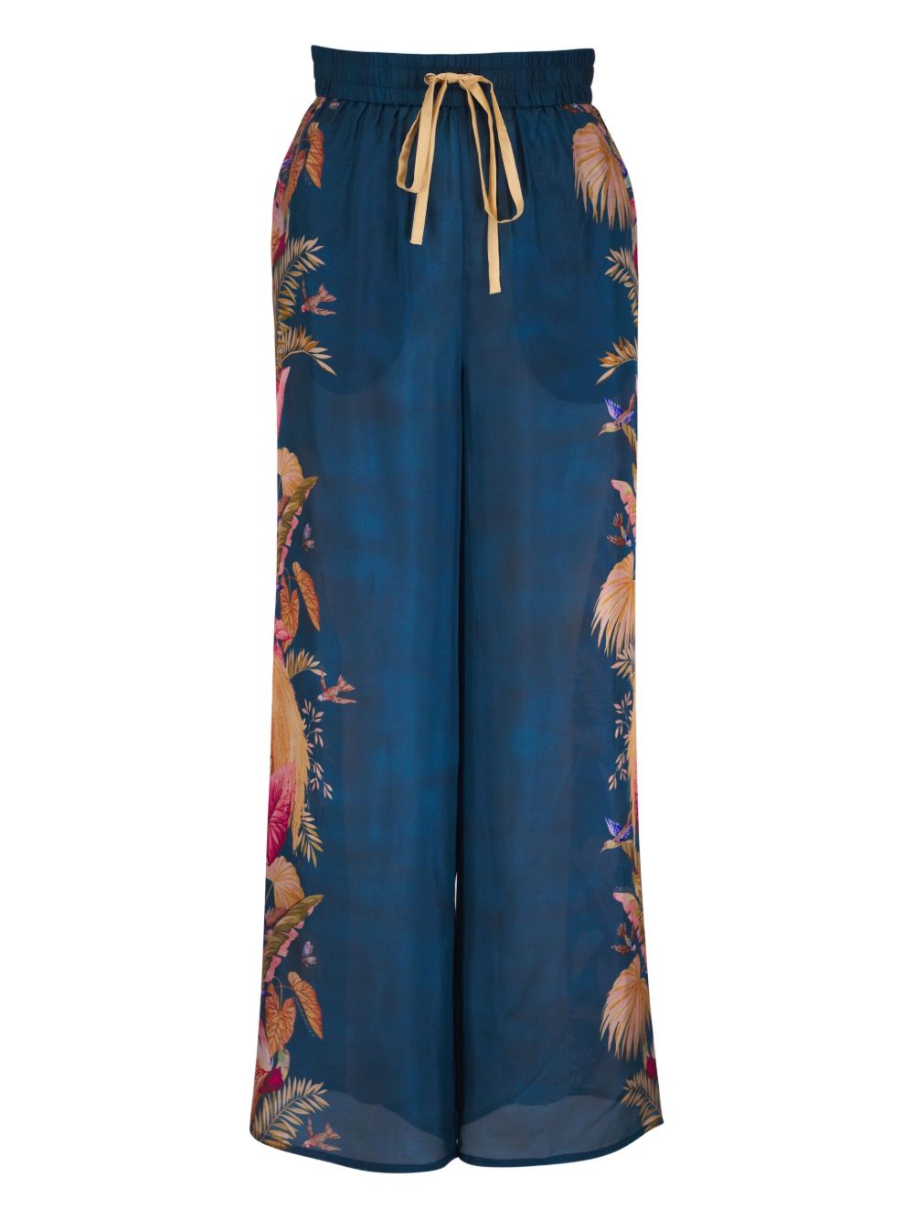Zimmermann Trousers - Blue and green | 011ad393c138232d2a6c63ee848ce2676a86328f