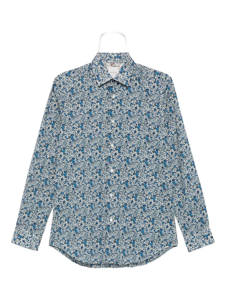 Paul Smith Shirts - Blue and green | f6df212916de5319e99e0477943437971c62288f