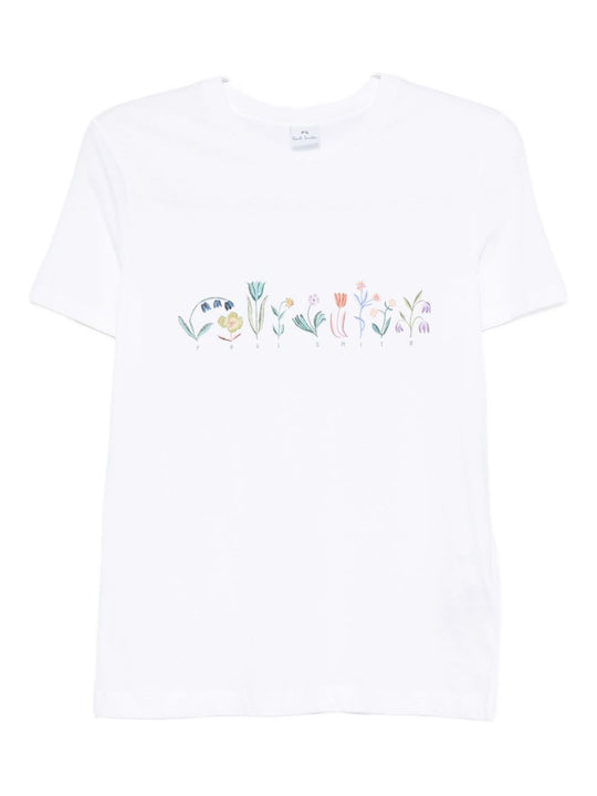 Bloom Print Cotton T-Shirt