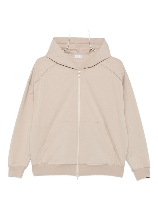 Cotton Zipped Hoodie