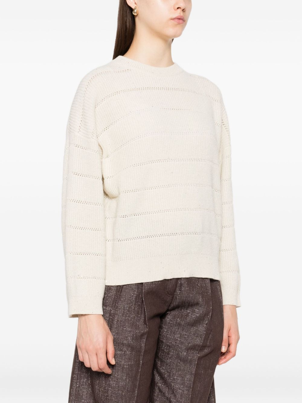 Brunello Cucinelli Sweaters - Light and natural | f832293390937d206c7a552a0023026ddf39df00