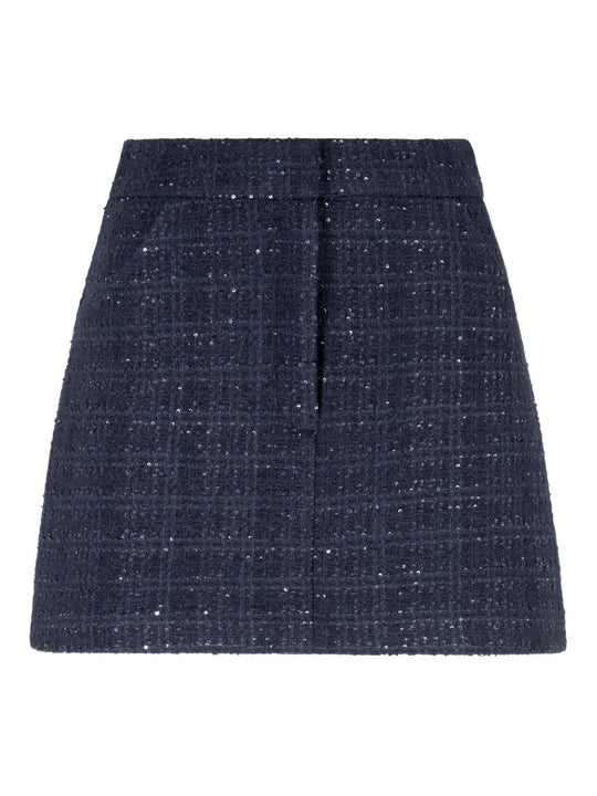 Wool Blend Mini Skirt