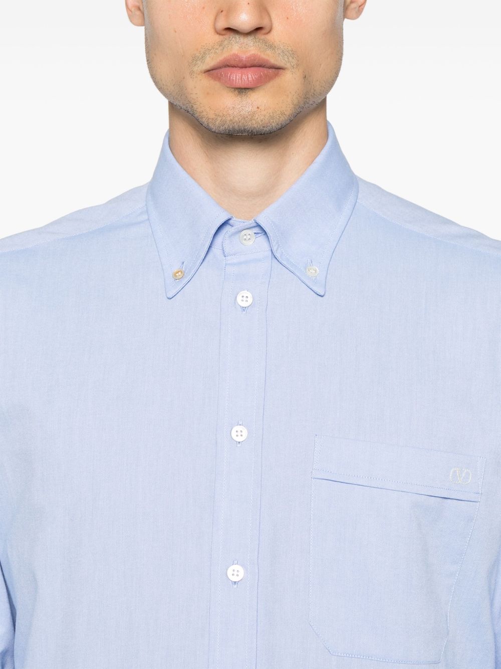 Valentino Shirts - Blue and green | 650cb909f3d8a2a52c7dc97de9f446893e841d35