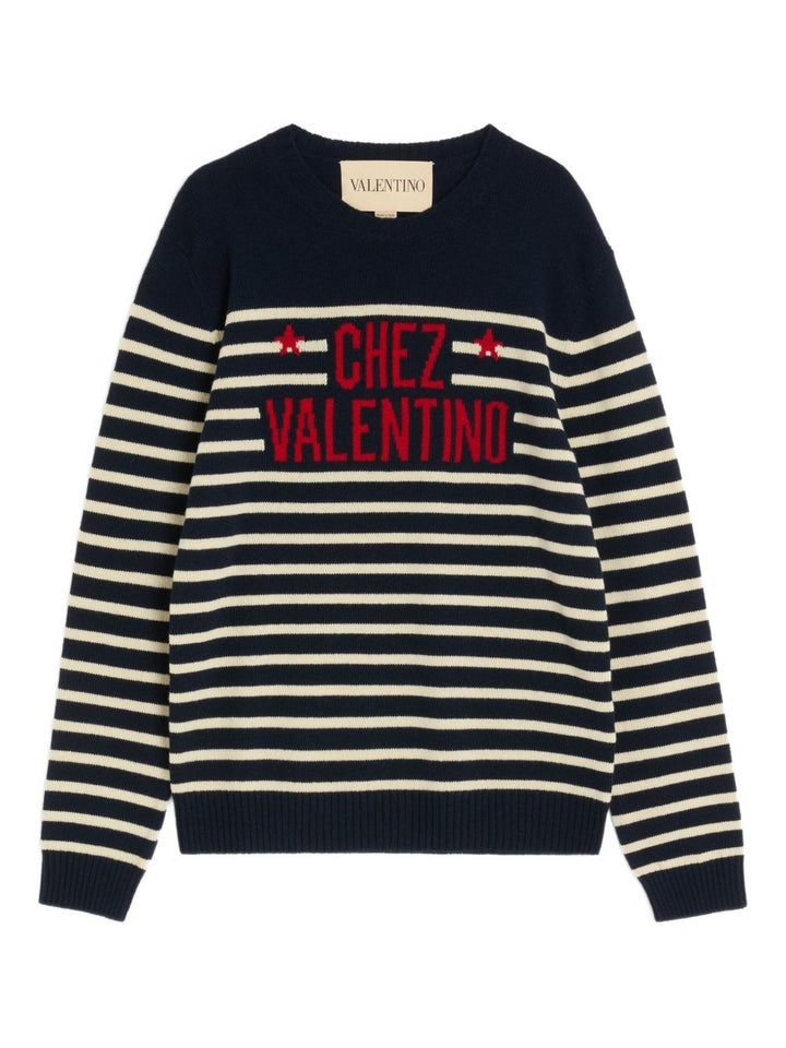 Valentino Sweaters - Blue and green | 805e9d1a3ca017e2b63063678a8b612a85e66fcb
