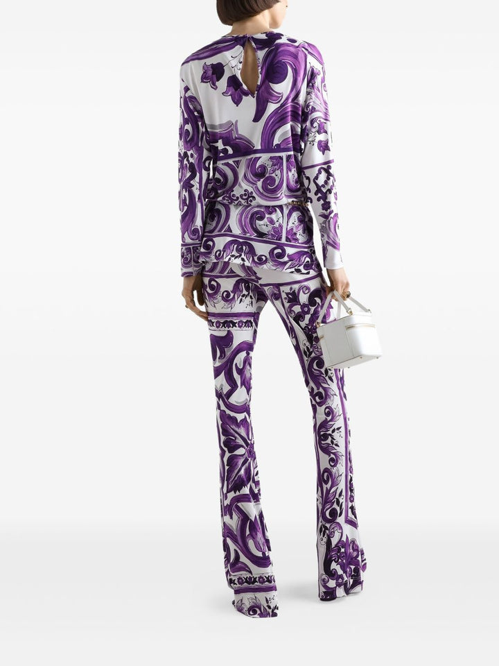 Dolce & Gabbana Trousers - Blue and green | 0168467eeebedcc01e790ef1549e0574254d7358