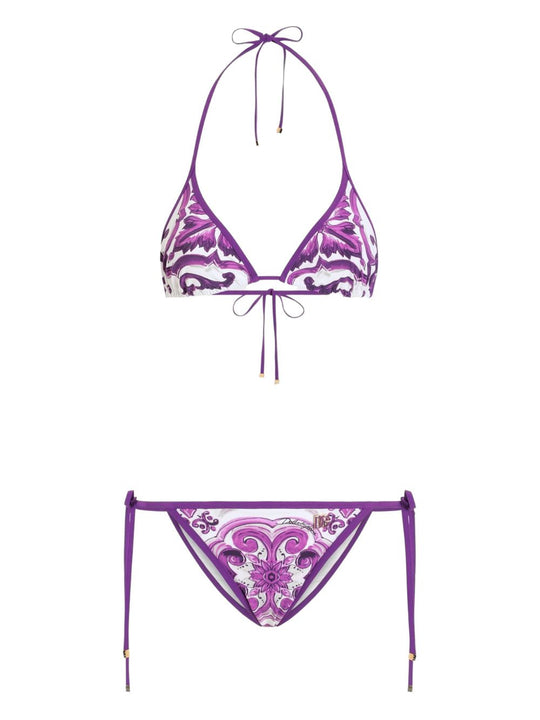 Maiolica Print Bikini Set
