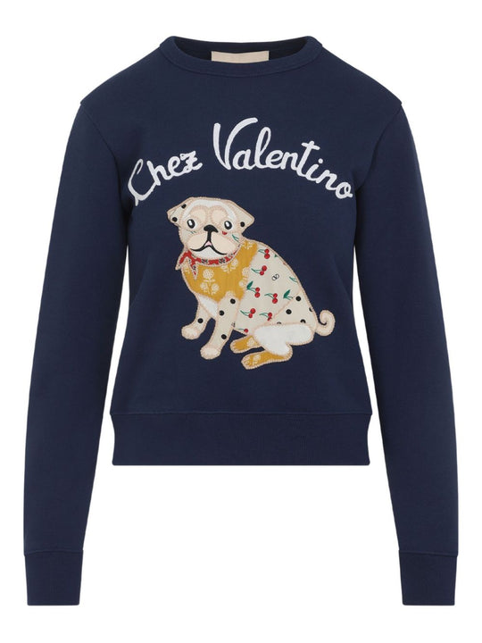 Chez Valentino Cotton Sweatshirt