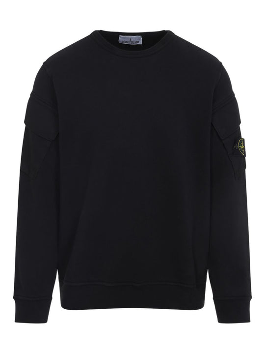 Logo Cotton Crewneck Sweatshirt