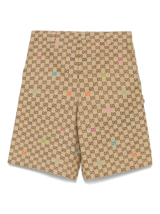 Gg Canvas Bermuda Shorts