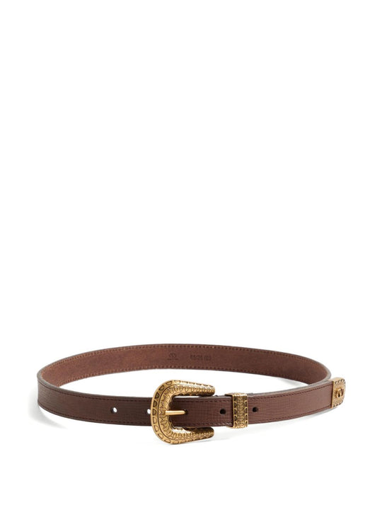 Vlogo Signature Leather Belt