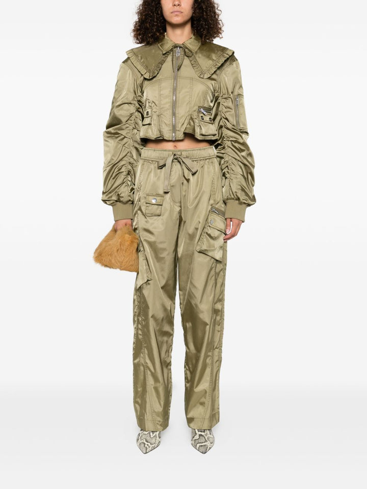 Ganni Coats - Blue and green | 1bfff12a638eb61a0f3e4598af8d283e3137eefa