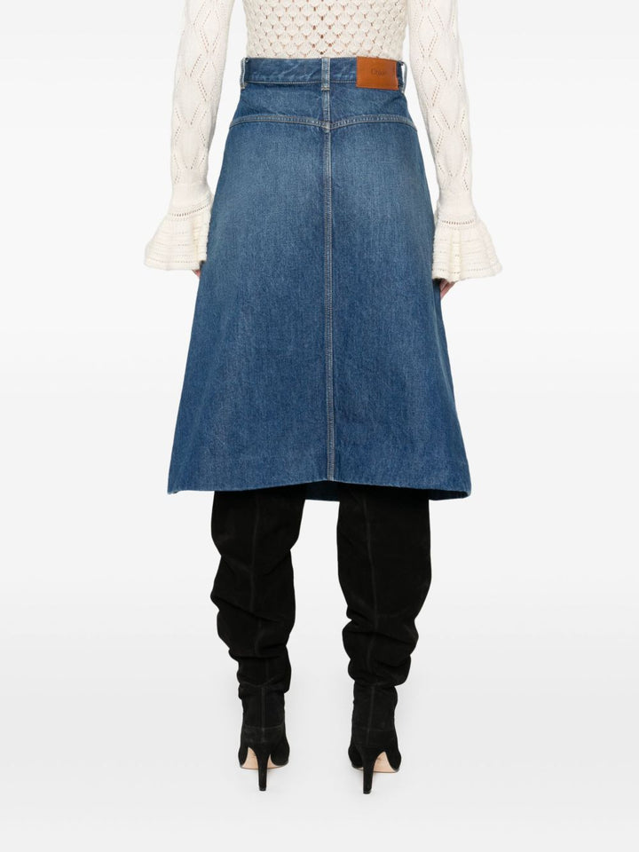 Chloè Skirts - Blue and green | 4ad24f1adf230620467e4efbf189daff64ebcc70