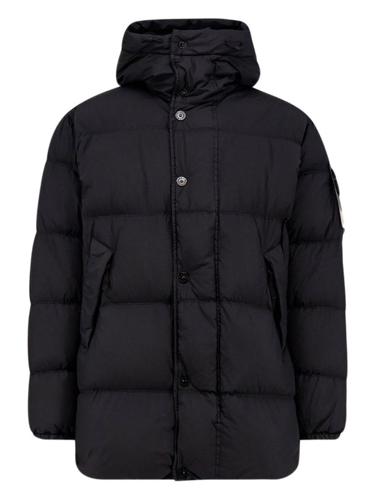 Short Hooded Down Jacekt