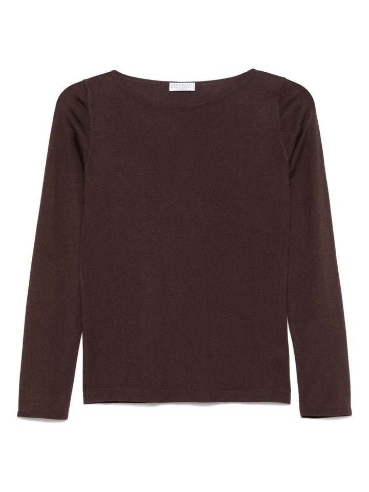 Brunello Cucinelli Sweaters - Marrone | faf86cbbdaf24bb03759e67f6a219632c5dd0474