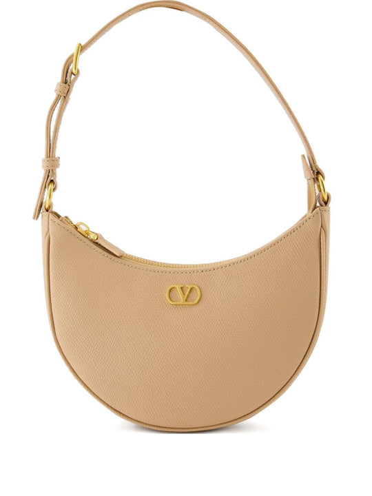 Vlogo Signature Mini Leather Hobo Bag