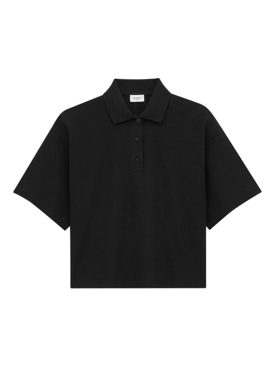Oversized Cotton Polo Shirt