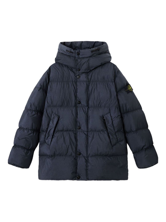 Short Hooded Down Jacekt